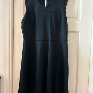 Merona Elegant Black Midi Dress